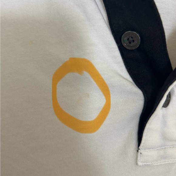 Armani Exchange White and Black Polo with 1991 Emblem - Picture 4 of 10